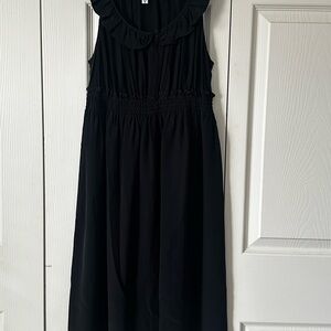 Black Sleeveless maternity Dress